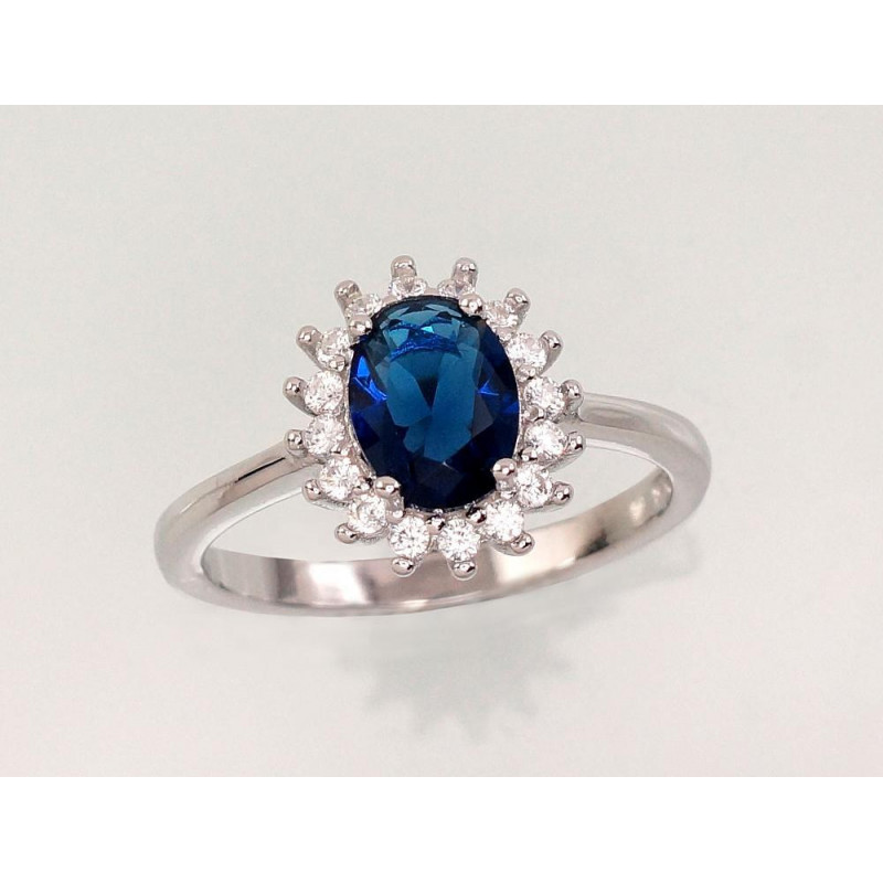 Sudraba gredzens 2101471(PRh-Gr)_CZ+CZ-B, Sudrabs 925°, rodijs (pārklājums), Cirkoni