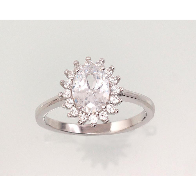 Sudraba gredzens 2101471(PRh-Gr)_CZ, Sudrabs 925°, rodijs (pārklājums), Cirkoni