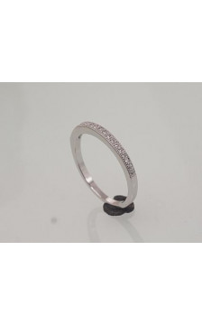 Sidabrinis žiedas 2101479(PRh-Gr)_CZ, Sidabras 925°, rodis (padengti), Cirkonai