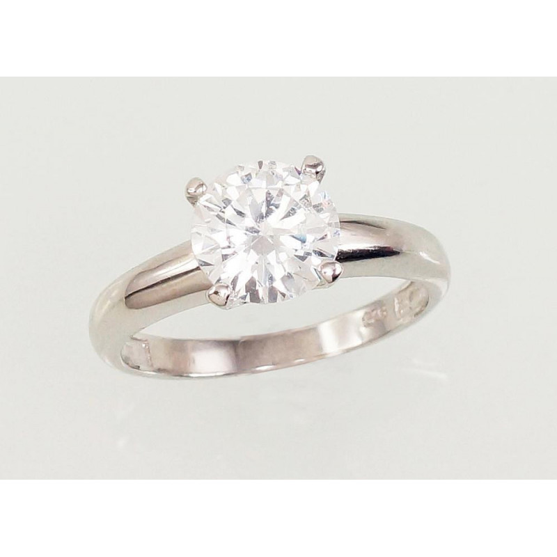 Sudraba gredzens 2101549(PRh-Gr)_CZ, Sudrabs 925°, rodijs (pārklājums), Cirkoni