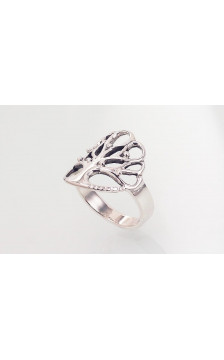 Hõbesõrmus 2101598(POx-Bk), Hõbe 925°, oksüüd (kate)