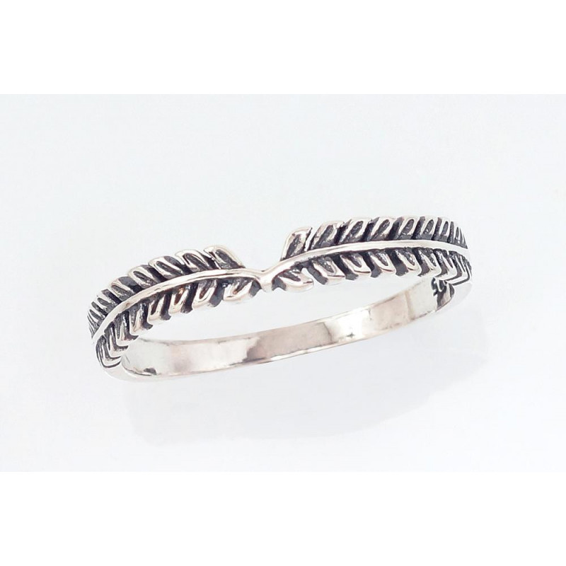 Sudraba gredzens 2101609(POx-Bk), Sudrabs 925°, oksids (pārklājums)