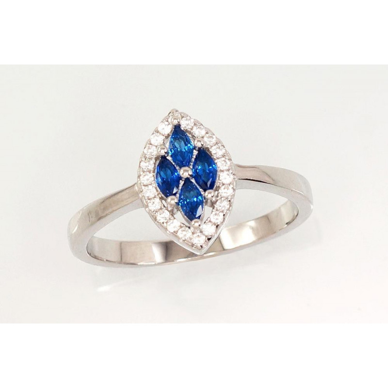 Sudraba gredzens 2101623(PRh-Gr)_CZ+CZ-B, Sudrabs 925°, rodijs (pārklājums), Cirkoni