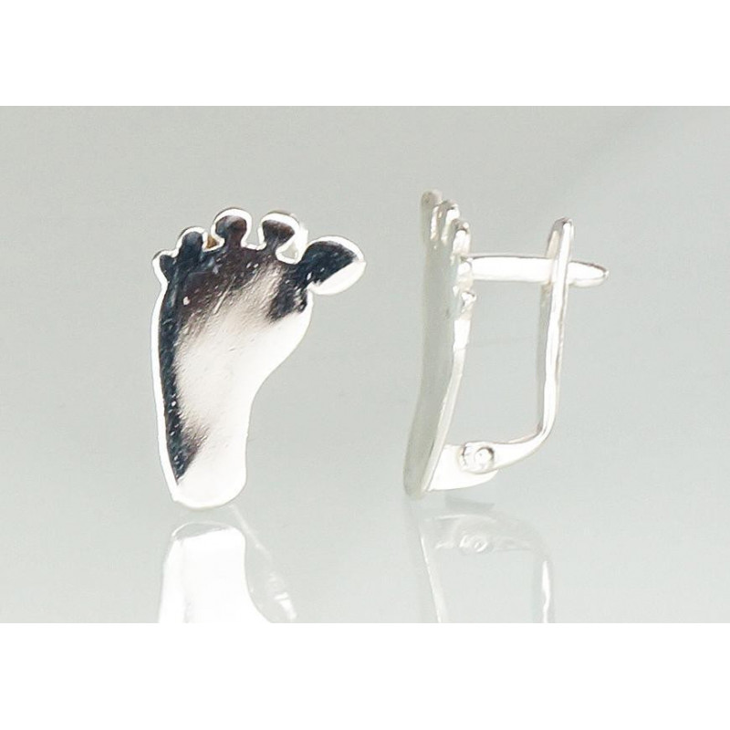 Sudraba auskari ar 'angļu' slēdzēju 2201078, Sudrabs 925°