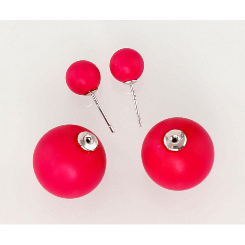 Silver stud earrings 2201136_PC-DPI, Silver 925°, Plastic