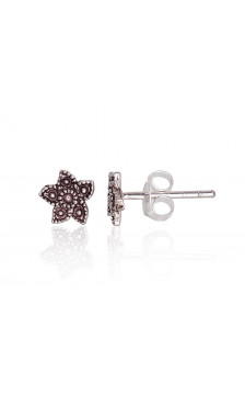 Silver stud earrings 2203328(POx-Bk), Silver 925°, oxide (Plating)