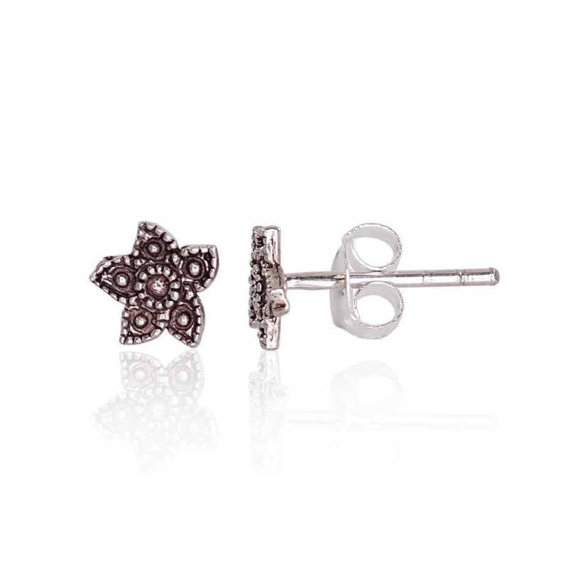 Silver stud earrings 2203328(POx-Bk), Silver 925°, oxide (Plating)