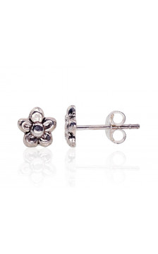 Silver stud earrings 2203341(POx-Bk), Silver 925°, oxide (Plating)