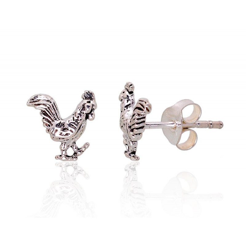 Silver stud earrings 2203363(POx-Bk), Silver 925°, oxide (Plating)