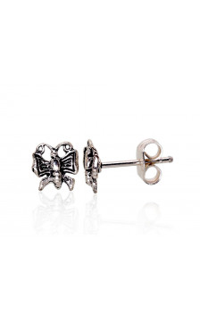 Silver stud earrings 2203372(POx-Bk), Silver 925°, oxide (Plating)