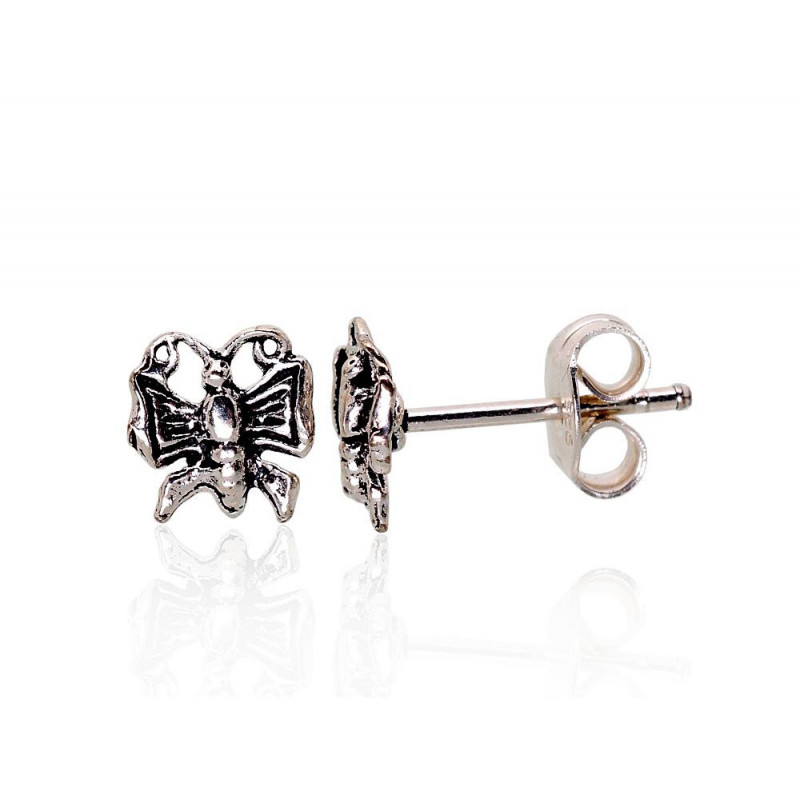 Silver stud earrings 2203372(POx-Bk), Silver 925°, oxide (Plating)
