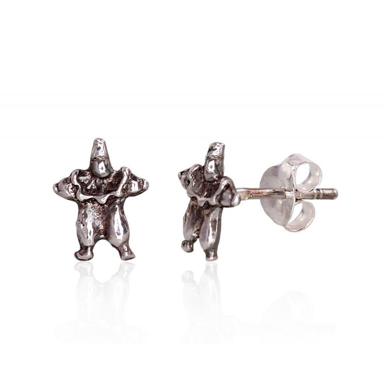 Silver stud earrings 2203420(POx-Bk), Silver 925°, oxide (Plating)