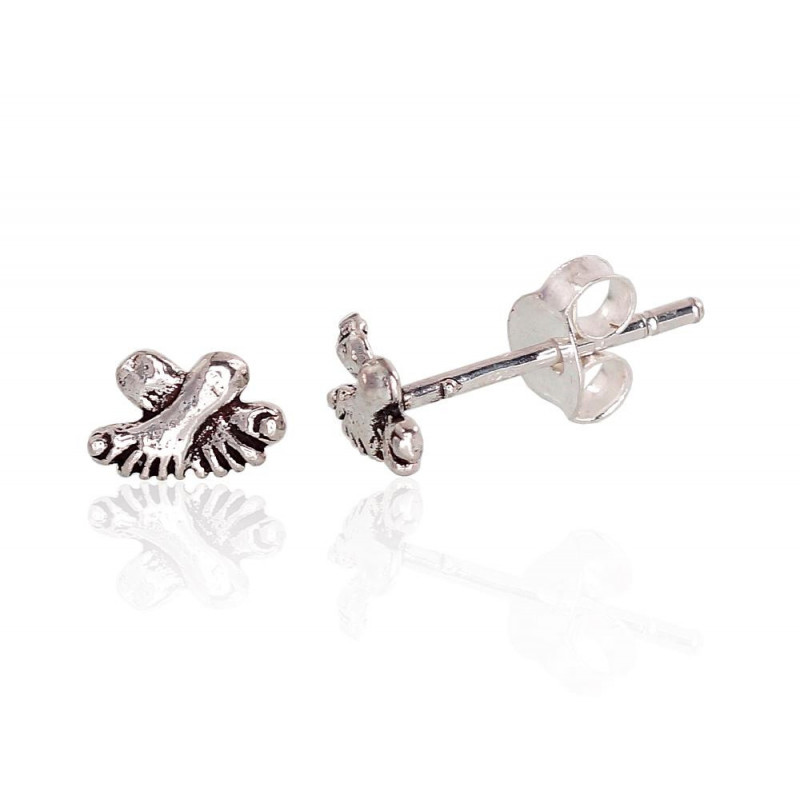 Silver stud earrings 2203432(POx-Bk), Silver 925°, oxide (Plating)