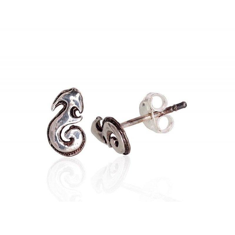 Silver stud earrings 2203438(POx-Bk), Silver 925°, oxide (Plating)