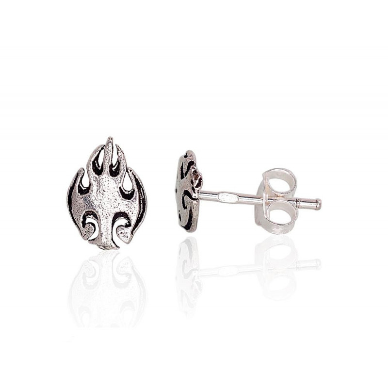 Silver stud earrings 2203440(POx-Bk), Silver 925°, oxide (Plating)