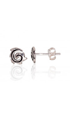 Silver stud earrings 2203441(POx-Bk), Silver 925°, oxide (Plating)