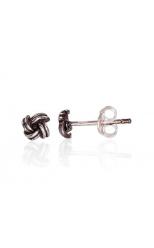 Silver stud earrings 2203448(POx-Bk), Silver 925°/830, oxide (Plating)