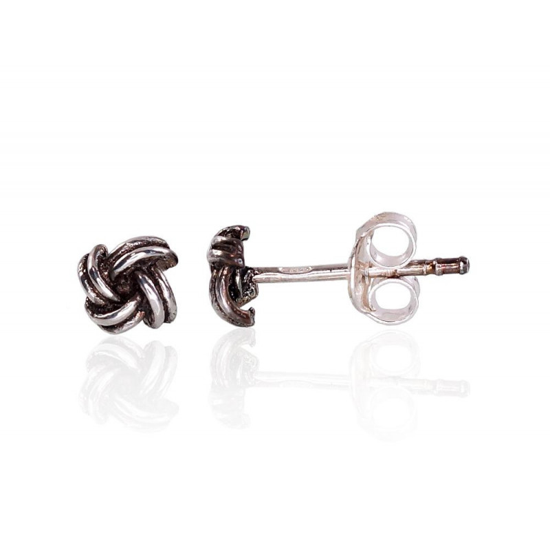 Silver stud earrings 2203448(POx-Bk), Silver 925°/830, oxide (Plating)