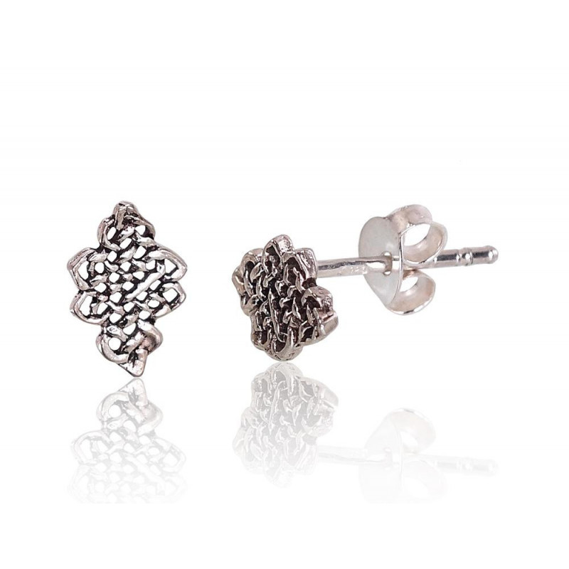 Silver stud earrings 2203449(POx-Bk), Silver 925°, oxide (Plating)