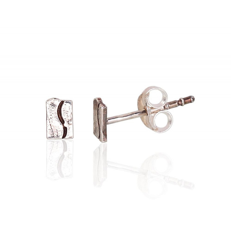 Silver stud earrings 2203459(POx-Bk), Silver 925°, oxide (Plating)
