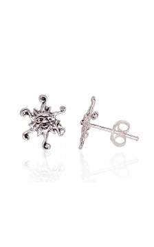 Silver stud earrings 2203467(POx-Bk), Silver 925°, oxide (Plating)