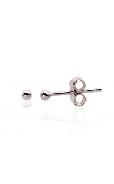 Silver stud earrings 2203469(PRh-Gr), Silver 925°, Rhodium (Plating)