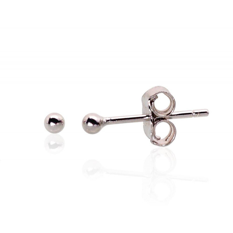 Silver stud earrings 2203469(PRh-Gr), Silver 925°, Rhodium (Plating)