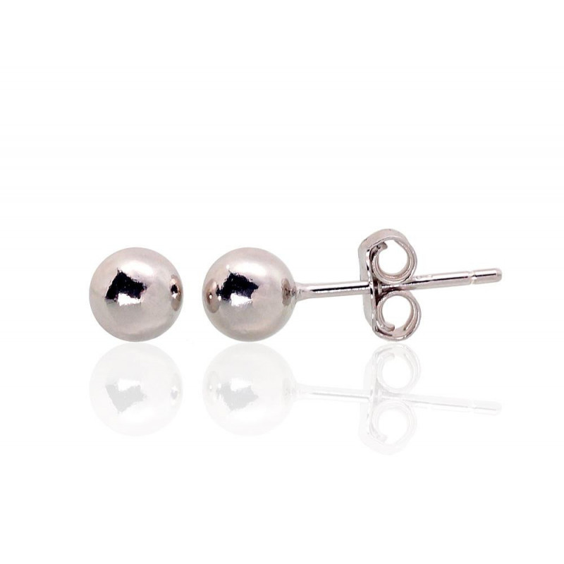 Silver stud earrings 2203473(PRh-Gr), Silver 925°, Rhodium (Plating)