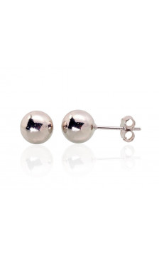 Silver stud earrings 2203476(PRh-Gr), Silver 925°, Rhodium (Plating)