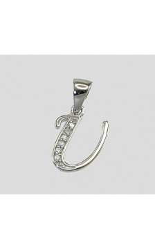 Hõberipats 2300166(PRh-Gr)_CZ, Hõbe 925°, roodium (kate), Tsirkonid