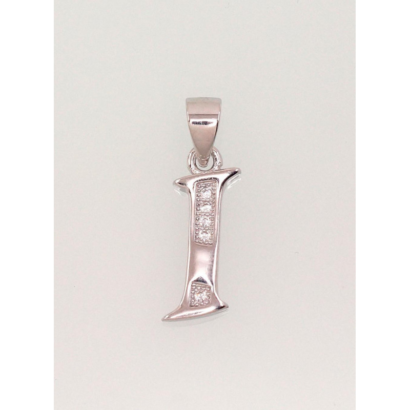 Sidabrinis pakabukas 2301613(PRh-Gr)_CZ, Sidabras 925°, rodis (padengti), Cirkonai