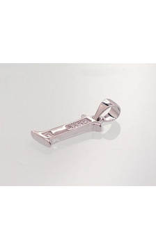 Sudraba kulons 2301613(PRh-Gr)_CZ, Sudrabs 925°, rodijs (pārklājums), Cirkoni