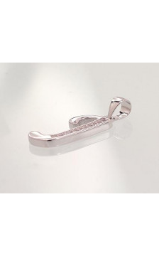 Sudraba kulons 2301614(PRh-Gr)_CZ, Sudrabs 925°, rodijs (pārklājums), Cirkoni