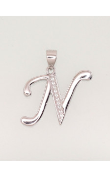 Sudraba kulons 2301618(PRh-Gr)_CZ, Sudrabs 925°, rodijs (pārklājums), Cirkoni