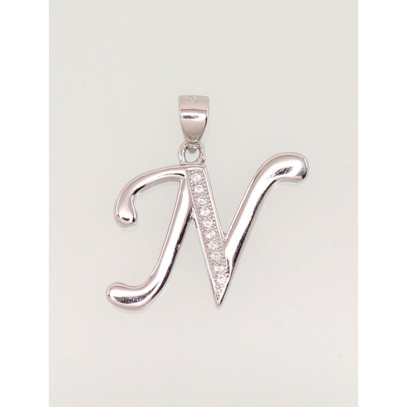 Sudraba kulons 2301618(PRh-Gr)_CZ, Sudrabs 925°, rodijs (pārklājums), Cirkoni