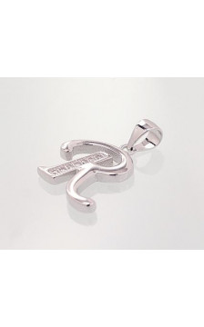 Sudraba kulons 2301621(PRh-Gr)_CZ, Sudrabs 925°, rodijs (pārklājums), Cirkoni