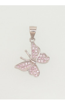 Sudraba kulons 2301650(PRh-Gr)_CZ-PI, Sudrabs 925°, rodijs (pārklājums), Cirkoni