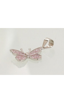 Sudraba kulons 2301650(PRh-Gr)_CZ-PI, Sudrabs 925°, rodijs (pārklājums), Cirkoni