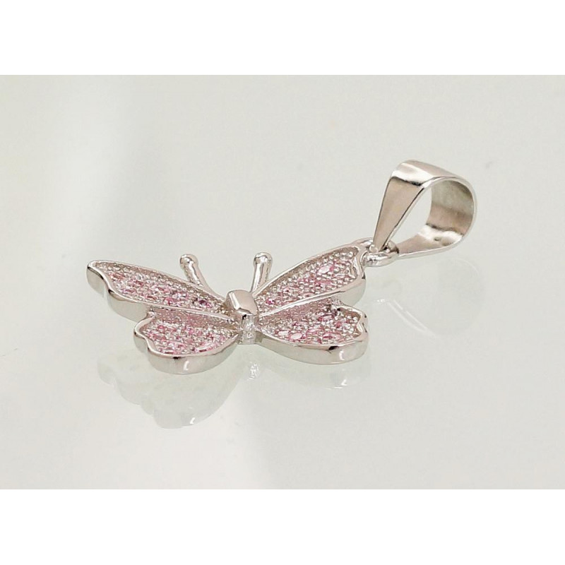 Sidabrinis pakabukas 2301650(PRh-Gr)_CZ-PI, Sidabras 925°, rodis (padengti), Cirkonai