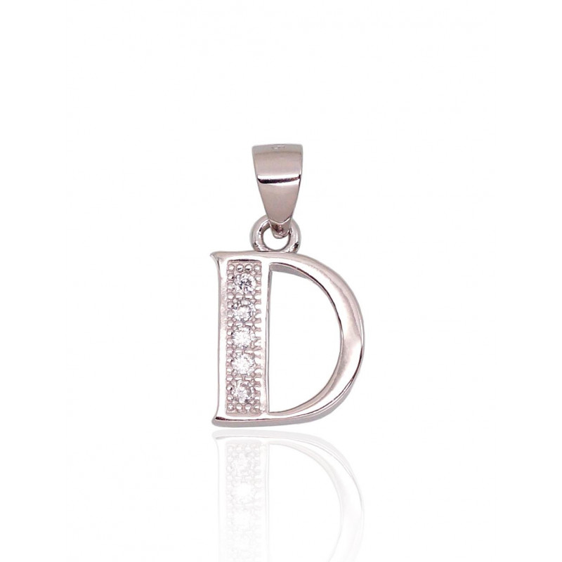 Sudraba kulons 2301835(PRh-Gr)_CZ, Sudrabs 925°, rodijs (pārklājums), Cirkoni