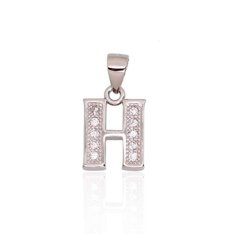 Sudraba kulons 2301839(PRh-Gr)_CZ, Sudrabs 925°, rodijs (pārklājums), Cirkoni