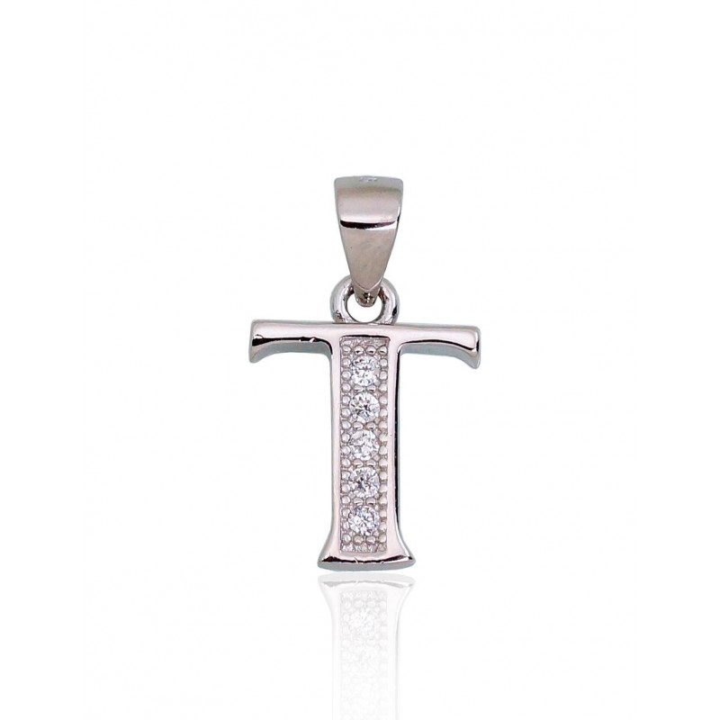 Sudraba kulons 2301850(PRh-Gr)_CZ, Sudrabs 925°, rodijs (pārklājums), Cirkoni