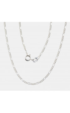 Sidabrinė grandinėlė Figaro 1,8 mm , briaunų apdirbimas deimantu 2400052, Sidabras 925°