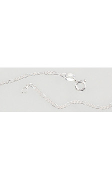 Hõbekett Figaro 1,8 mm , kantide teemanttöötlus 2400052, Hõbe 925°