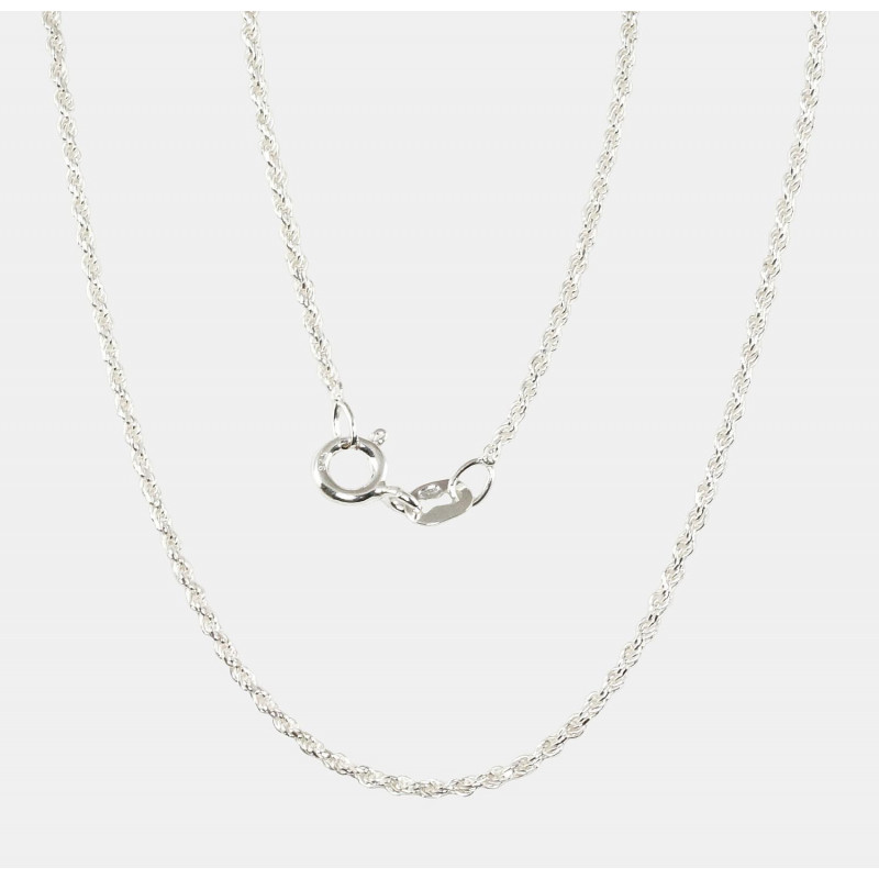 Silver chain Rope 1,3 mm 2400055, Silver 925°