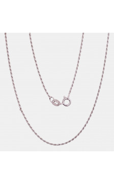 Sudraba ķēdīte Tauvas (Rope) 1,1 mm 2400057(PRh-Gr), Sudrabs 925°, rodijs (pārklājums)