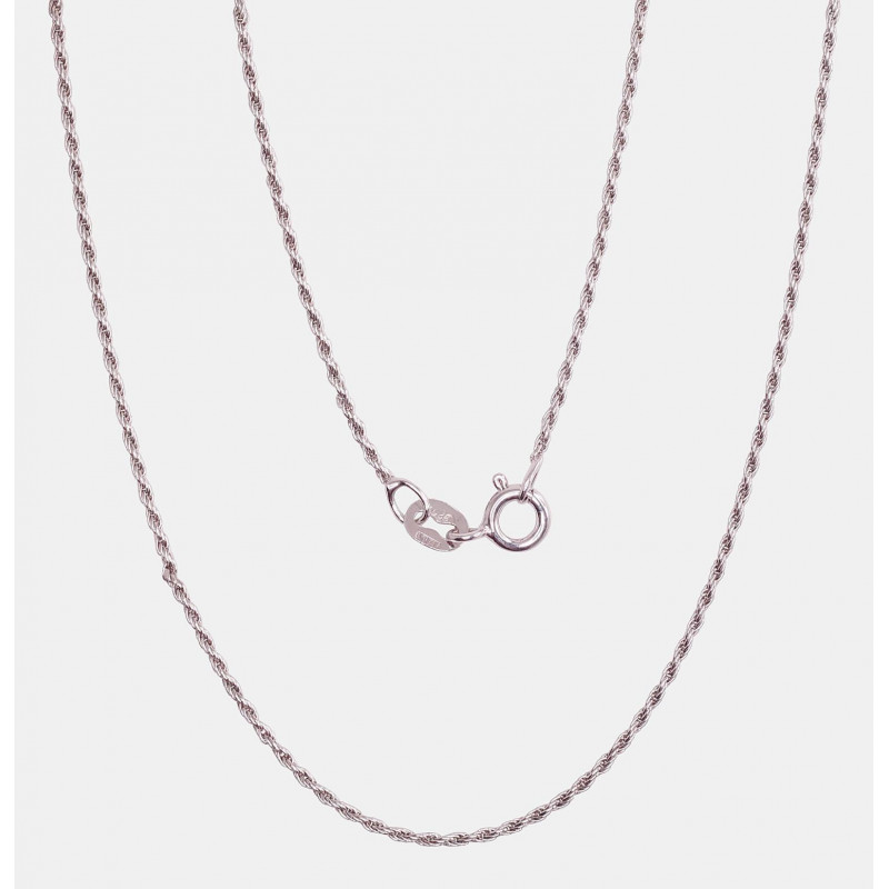 Sudraba ķēdīte Tauvas (Rope) 1,1 mm 2400057, Sudrabs 925°