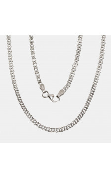 Silver chain Rombo 2,8 mm , diamond cut 2400064(PRh-Gr), Silver 925°, Rhodium (Plating)