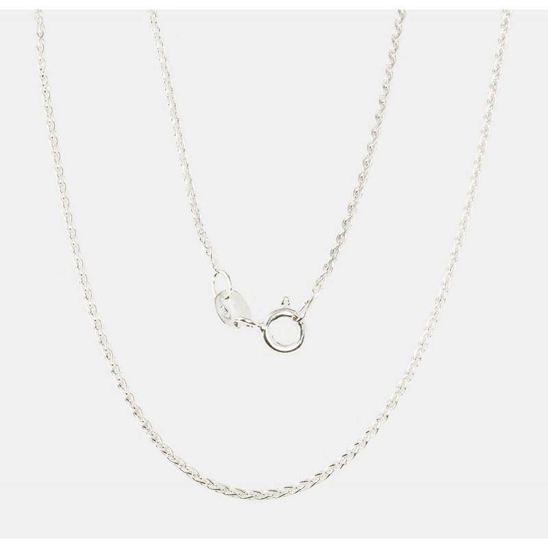 Sidabrinė grandinėlė Spiga 1,1 mm 2400074, Sidabras 925°