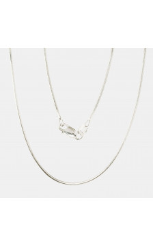 Silver chain Snake 1.1 mm 2400075, Silver 925°